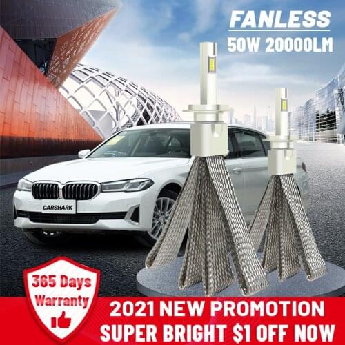 Fanless Turbo H11 Led Headlight Bulbs H1 H4 H7 Car Lights Super Bright Auto Lamp Ice Csp Chip 9005 9006 Hb3 Hb4 Headlamp