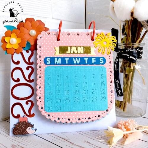 Panalisacraft big Calendar Metal Cutting Dies Stencils for DIY Scrapbooking/photo album Decorative Embossing DIY Paper Cards