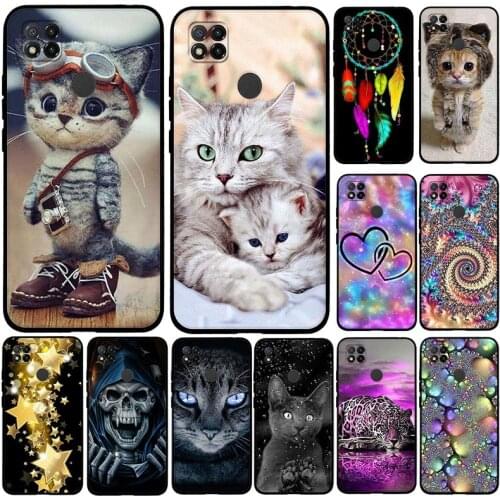 Cover For Xiaomi Redmi 9C Case Silicone Soft Wolf Lion Phone Bag for Xiaomi Redmi 9C Case TPU Bumper on Redmi9C 9 C Fundas 6.53"