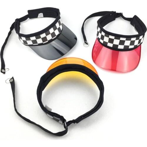 Adults Youth Kids Plaid Checks Fashion Summer Sun Visor Cap Baseball Tennis Sport Hat Cap Adjustable