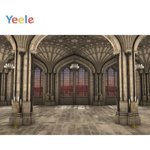 Grunge Old Palace Wedding Photophone Arch Door Baby Portrait Photography Backgrounds Customized Photo Backdrop For Photo Studio