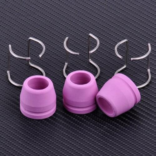 LETAOSK High Quality 3Pcs Pink Shield Cup with Spacer Guide Kit fit for Plasma Cutter Torch AG-60 SG-55 WSD-60