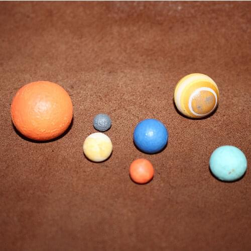 Mini pvc figure model toy Simulation Childrens Cognitive Planet Model Toy Solar System Venus Mercury Neptune 7pcs/set