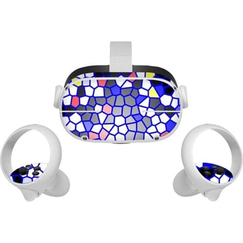 Skin Sticker for oculus Quest 2 Headset Virtual Reality Decoration Decals 24BB