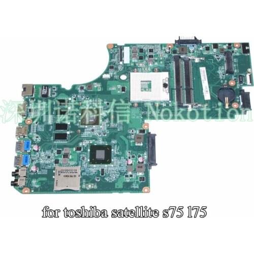 NOKOTION DA0BD5MB8D0 A000243200 For toshiba satellite S75 L75 laptop motherboard 17.3 inch GeForce GT740M HD4000
