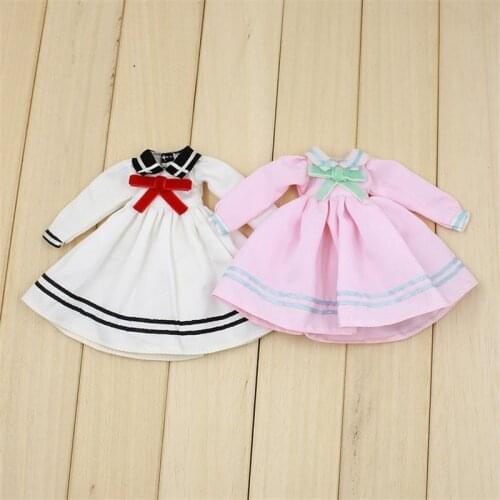 Outfits for ICY DBS Blyth doll one piece sailor dress for the cosplay suit for 1/6 BJD azone s ob24 anime girl