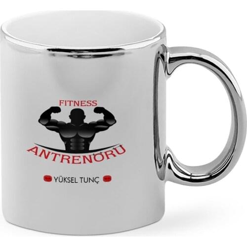 Personalized Professional Fitness Coach Chrome Mug Cup-4