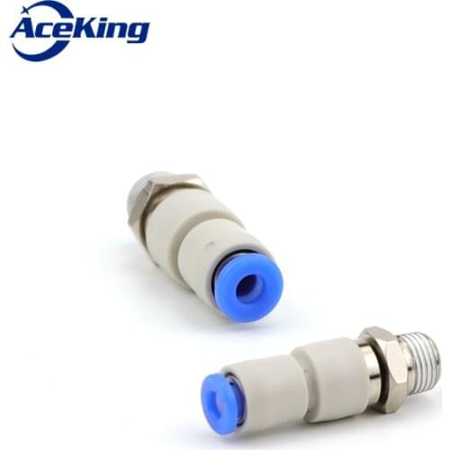 AceKing straight through high speed 360 degree rotating air tube pneumatic quick joint ksh6/8 04 06 08 10 12-m5 01S 02S 03S 04S