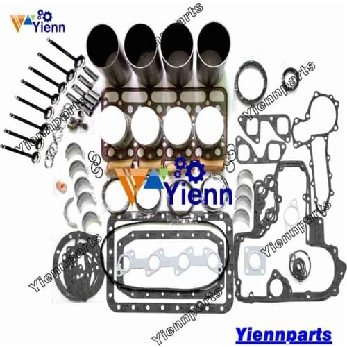 V1702 Overhaul Rebuild Kit With Valve For Kubota Engine Kit CLARK SKID STEER LOADERS 743 85-83 V1702 Std 743 82-81 V1702 Std