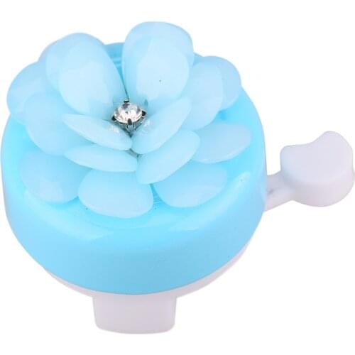 Pink Flower Bicycle Bell for Lady Bike 2 colors Aluminum Cycling Ring for Kids Folding Bike Mountain Bike Bicicleta Campanilla