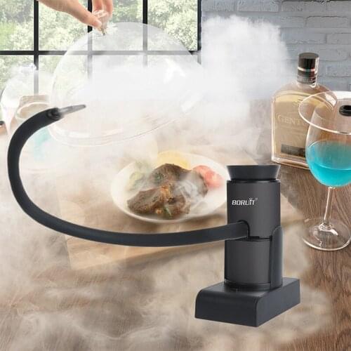 Boruit Handheld Smoking Machine Household Portable Molecular Culinary Cooking Salmon Steak Smoking Gun Kitchen Tool