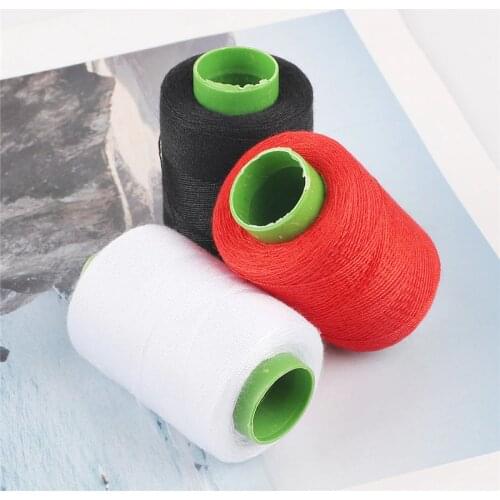 300M Manual Durable Black/White/Red Thread Sewing Line+30 Gold Tail Assorted Hand Sewing Needles Embroidery Mending Sewing Set