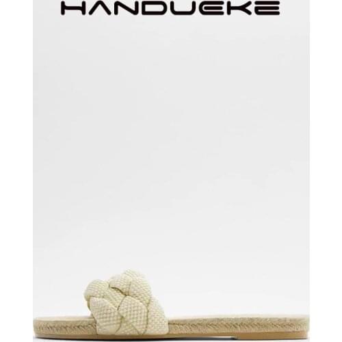 2021 Summer New Ladies Slippers Fashion Flat Pearl Casual and Comfortable Ladies Shoes Solid Open Toe indoor Ladies Slippers