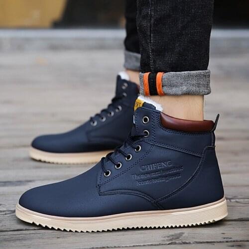 Spring men botas hot sneaker cuero boty dress casual leisure sapato slip sneakers sale de work causal hombre on boots boot home