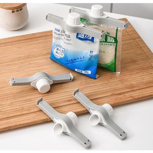 Food Preservation Sealing Clip Sealing Clip Tea Discharge Spout Plastic Snack Bag Clip Food Grade Bag Sealing Artifact