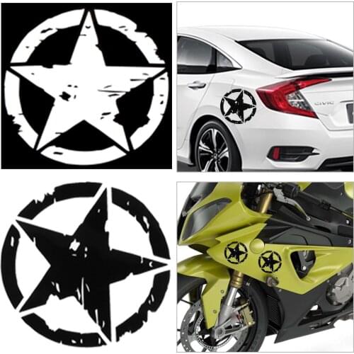 1PC Car Stickers 15cm*15cm ARMY Star Graphic Decals Motorcycle Car Body/Window Stickers Vinyl Car-styling Hot