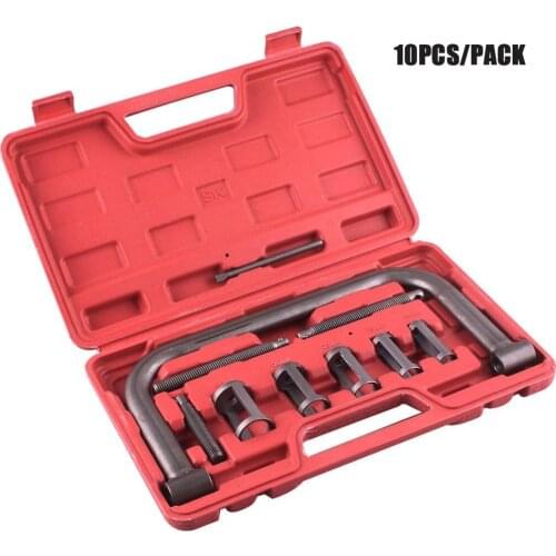 10 pcs Car Motorcycle Valve Spring Compressor Tool Bit Set