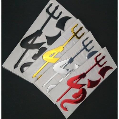 3D Chrome Devil Decal Car accessories funny car sticker! For Toyota Camry Corolla RAV4 Yaris Highlander/Land Cruiser/PRADO