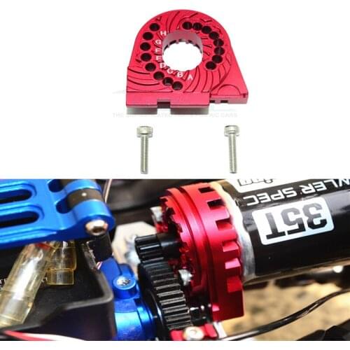 ALUMINUM DOUBLE SIDED MOTOR MOUNT PLATE WITH HEAT SINK FINS TRAXXAS TRX-4 82056-4 8290