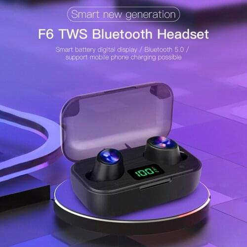 TWS Bluetooth 5 headset Earbuds Wireles Free shipping noise canceling headphones LED Display TWS hi fi Earphone earbuds sport
