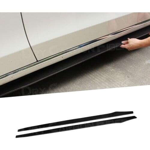 Side Skirts Carbon Fiber Lip Spoiler for Audi A3 S3 RS3 A4 S4 RS4 A5 S5 RS5 B8 B8.5 B9 A6 S6 RS6 C7 C7.5 C8 A7 S7 RS7 A8 S8 RS8