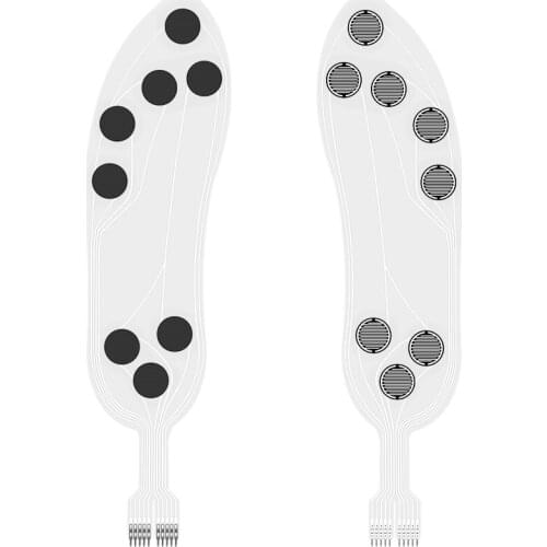 Flexible Thin Film Pressure Sensor ZNX-01 Smart Insole Varistor Type Multi-point Sensing