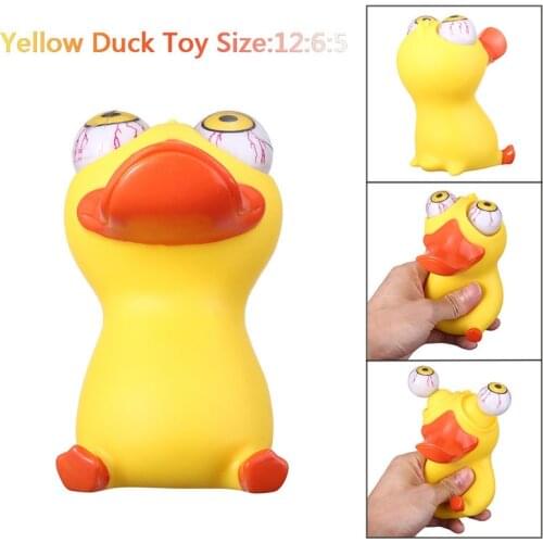2015 Factory Outlet vent pressure healing toy bulging eyes stare blasting eye chicken doll pinch eyes burst Funny