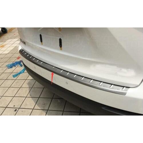 For Lexus NX 200t 300h 2015 2016 2017 Brushed Stainless Steel Rear Bumper Tailgate Trunk Protector Cover Trim Car Styling Model