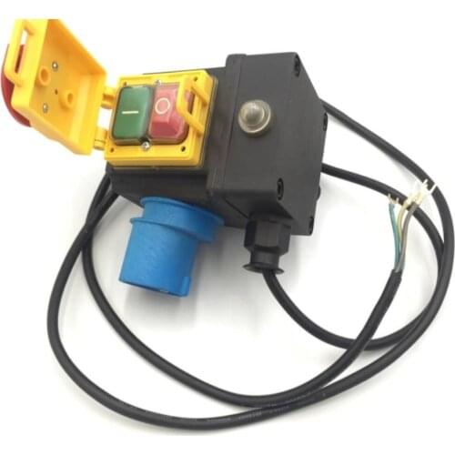 HCK10T 250V 16A IP54 Electromagnetic Push Button Switch Power On Off Magnetic Switches for Marble Stone Cutter Machine