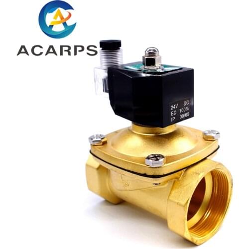 24vdc 12v 110v 36v 220v Electric Solenoid Valve Water 1/2inch 3/4inch 1inch 1-1/4inch 1-1/2inch 2inch Normally Closed