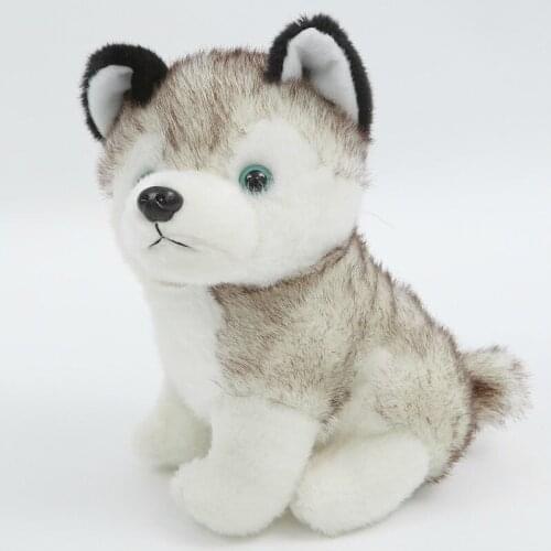 18-28 CM Simulation Husky Dog Plush Toy Gift For Kids baby toy birthday present Stuffed Plush Toy