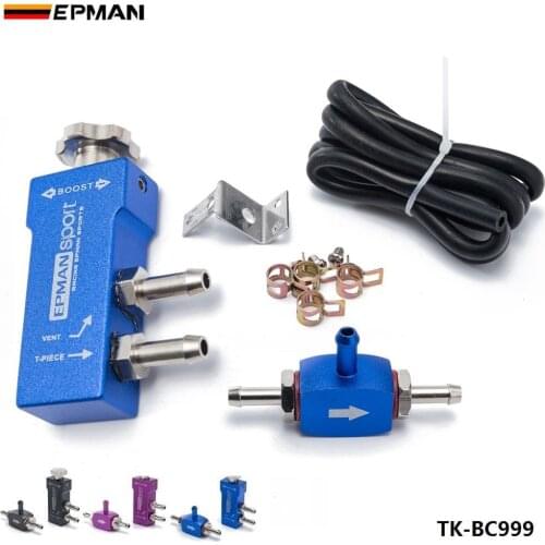 EPMAN Aluminium Alloy MBC Adjustment Manual In Cabin Boost Controller Polished Racing Parts Color: Black,Blue,Purple TK-BC999