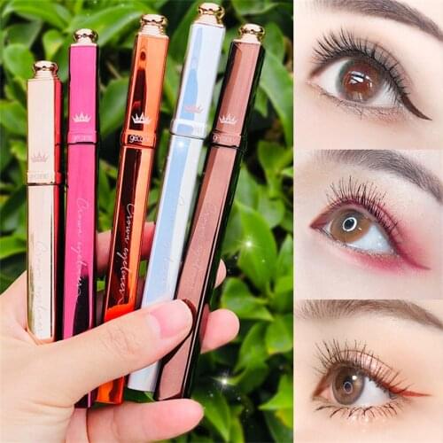 Colorful Liquid Eyeliner Waterproof Sweaterproof Long Lasting Makeup Cosmetics for Girl Woman Student Beginners E1312