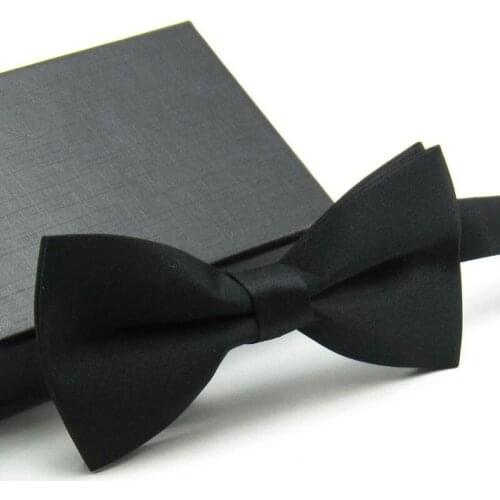 Matt Plain Bowties Mens Tuxedo General Party Neckties Butterfly Jacquard Bowtie For Adult 28 Colors, 1000pcs