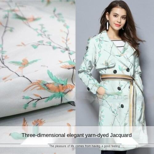 Fashion elegant three-dimensional yarn-dyed jacquard fabric, sewing fabric factory shop is not out of stock