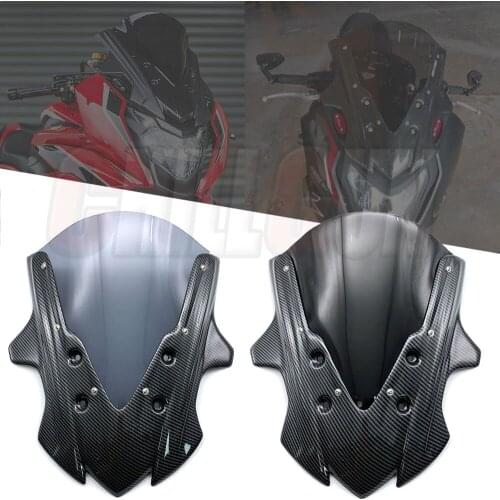 Motorcycle Carbon Fiber For HONDA CBR650F 2014 2015 2016 2017 2018 2019 CBR-650F CBR 650F Sports WindScreen Windshield Deflector