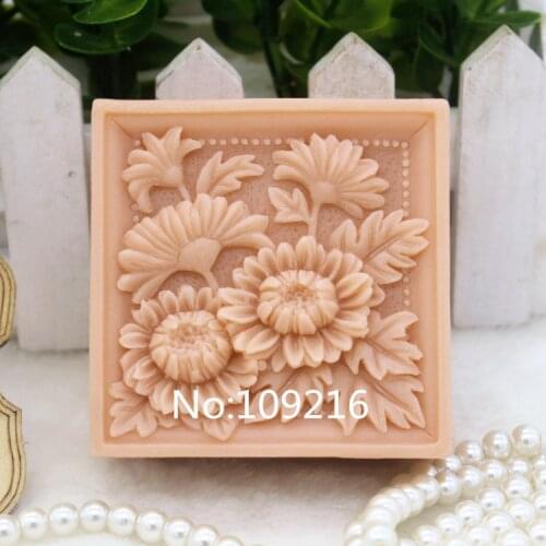 New Product!!1pcs Small Chrysanthemum (zx148) Silicone Handmade Soap Mold Crafts DIY Mould