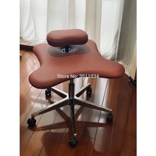 PU Leather All Soul Seats Office chair Creative and personalized technology for Office Stainless steel Home chair