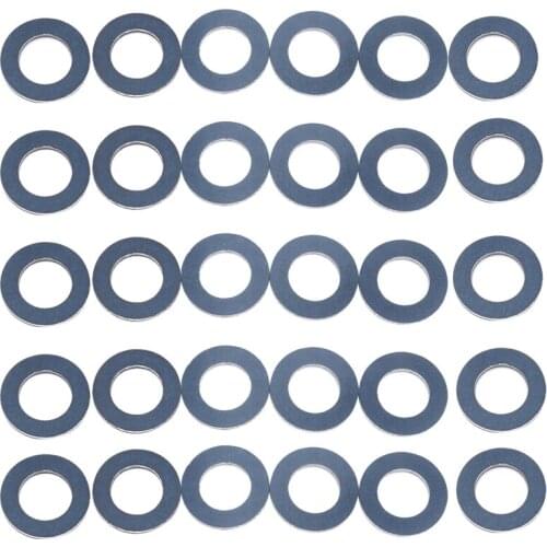 Durable Aluminum Oil Drain Plug Washer Gaskets for Toyota for Lexus, Repalces 9043012031, Black