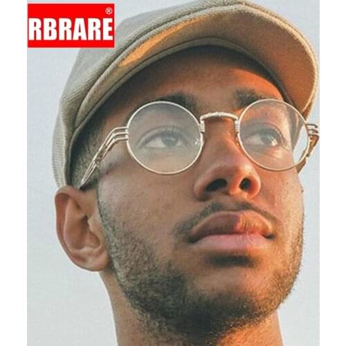 RBRARE 2021 Vintage Steampunk Sunglasses Men Retro High Quality Metal Sun Glasses for Women Vintage Brand Gafas De Sol Mujer