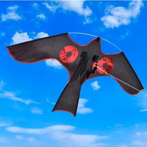 120X64cm Emulation Huge Eagle Kite Bird Scarer Bird Drive Kite Scarecrow Repellents Pest Control For Garden Yard Farm