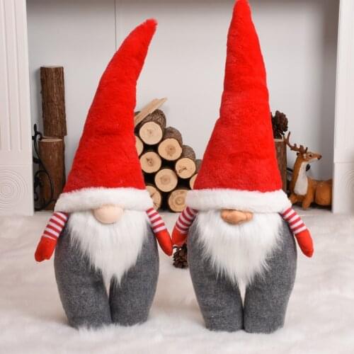 Christmas Decorations for Home Rudolph Plush Toys Christmas Party Decoration New Year Gifts for Children Room Decor Navidad