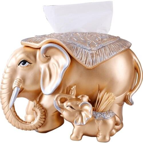 Christmas decorations European paper towel box creative decoration living room tea table carton paper towel box toothpick