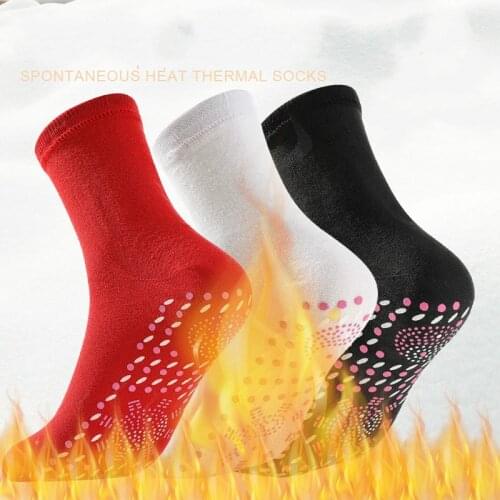 Self-heating Magnetic Socks insoles for Women Men Self Heated Socks Tourmaline Magnetic Therapy Winter Warm Massage Sock Unisex