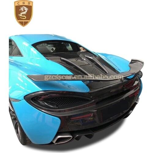 Cheapest Price Novitec Style Forged Carbon Fiber Single Deck Car Auto Rear Spoiler Wing For Mclaren 540 570S 570GT