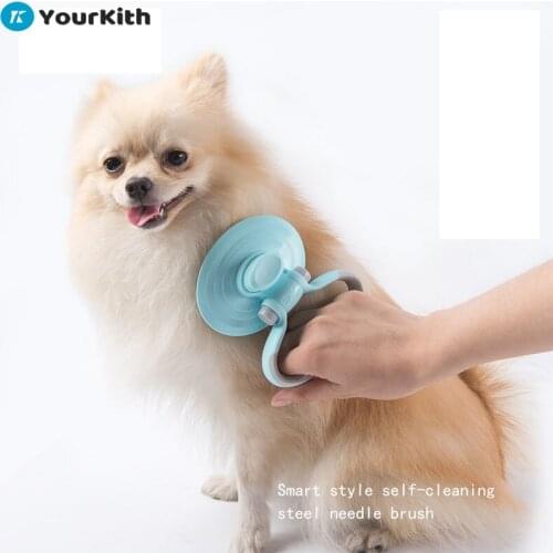 YourKith Dog Wool Removal Brush Cepillo Para Perros Cat Puppy Hair Shedding Grooming Trimmer Fur Comb Brush Slicker Tool