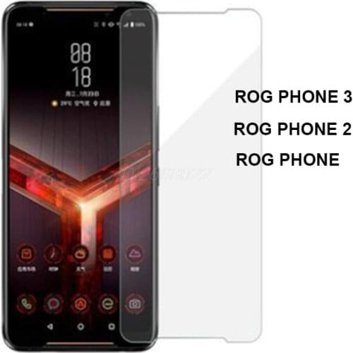 3-1PC Tempered Glass For ASUS Rog Phone ZS600KL Rog Phone 2 Z01QD Rog 3 2 1 Screen Protector for Asus Rog Phone 3 Global Version