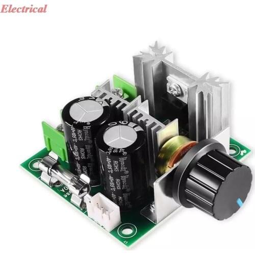 1pc DC12V-40V 10A Controller Modulation PWM DC Motor Speed Control Regulator Module PWM Stepless Variable 10-100% Adjustable