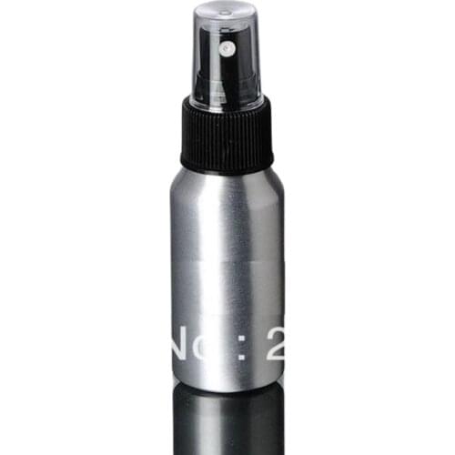 100pcs 50ml Aluminium bottle pump sprayer bottle Aluminum metal bottle spray bottle mist sprayer
