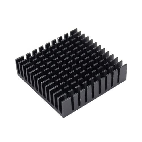 2pcs/lot new 40x40x11mm Aluminum heatsink Extruded black radiator heat sink for Electronic heat dissipation cooling